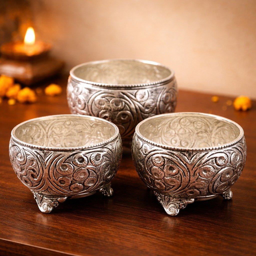 Brass Ganesh Idol - 3 inch